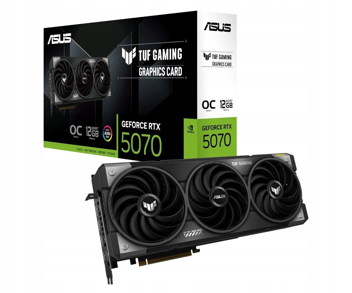 Grafická karta ASUS TUF Gaming RTX 5070 OC 12GB